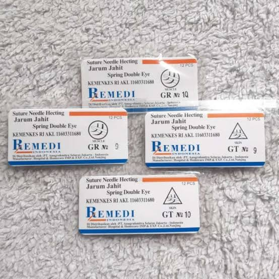 REMEDI - Suture Needle Hecting | Hect Nald | Jarum Bedah Otot