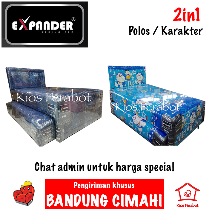 Springbed 2in1 spring bed sorong Expander 2 in 1 kasur springbed FULL SET