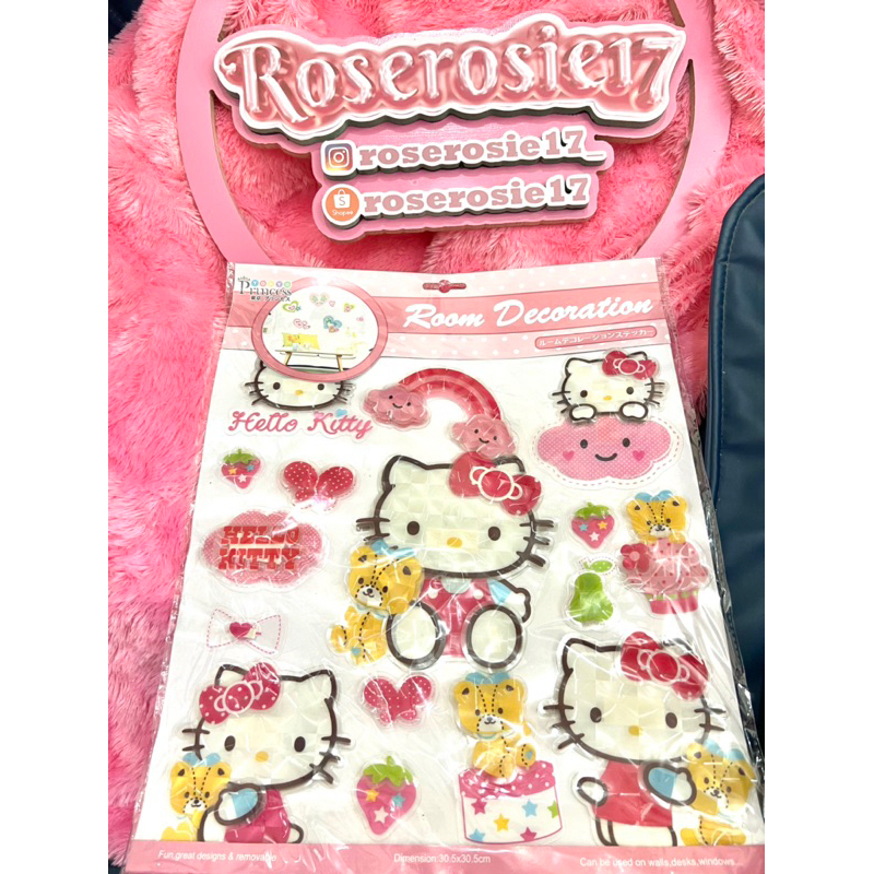 

Sticker 3D TIMBUL SANRIO HELLO KITTY LARGE SIZE Handcarry Japan