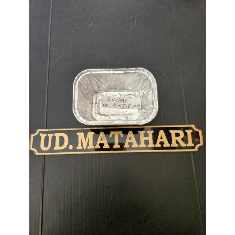 Aluminium Foil BX 0345 / mangkok foil