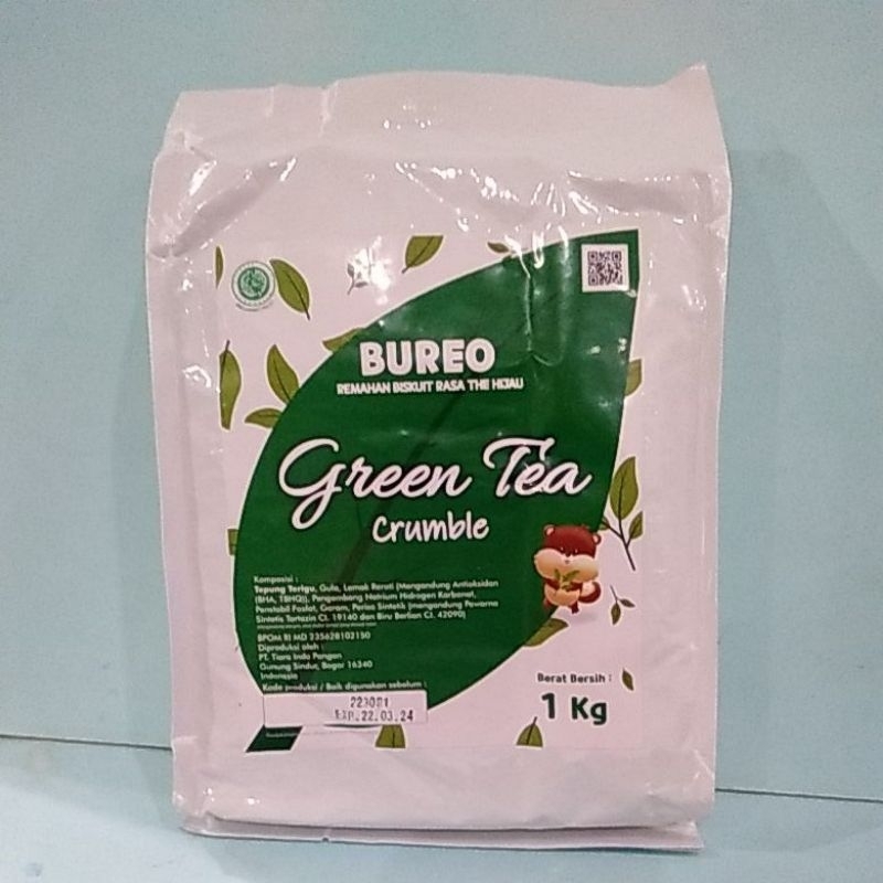 BUREO (GREEN TEA) CRUMBLE KASAR / HALUS 1 KG