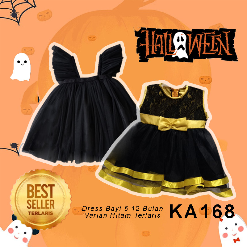 Gaun Pesta Kondangan Dress Bayi Warna Hitam Korea Style Usia 1 Tahun Gaun Bayi Warna Hitam Terbaru 2