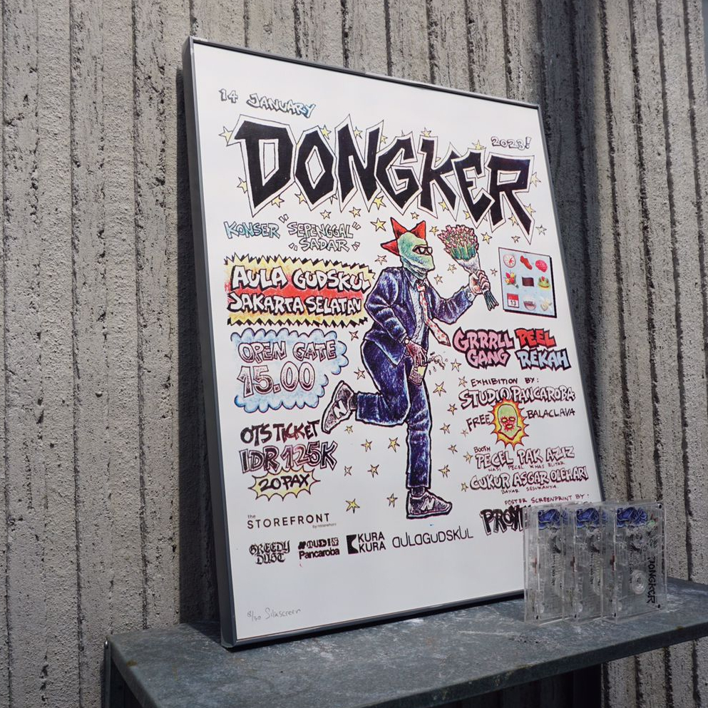 Dongker 'Konser Sepenggal Sadar' Poster