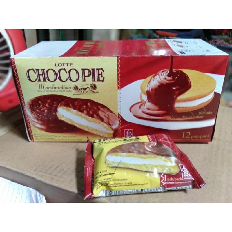 

chococopie isi 12 pcs sekotak