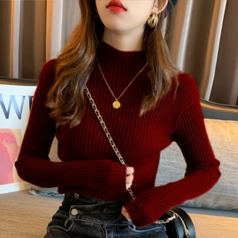 Hanolshop Baju Eeisaa - Atasan Rajut Wanita - Baju Turtleneck