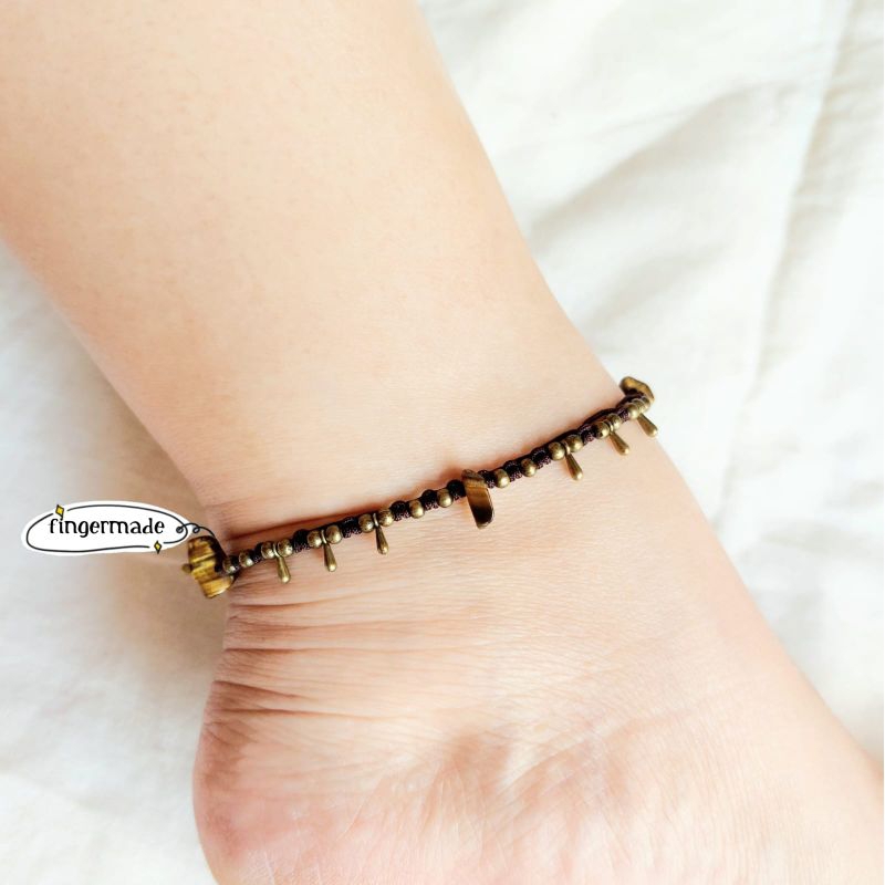 Fingermade Gelang Kaki Etnik Waterdrop