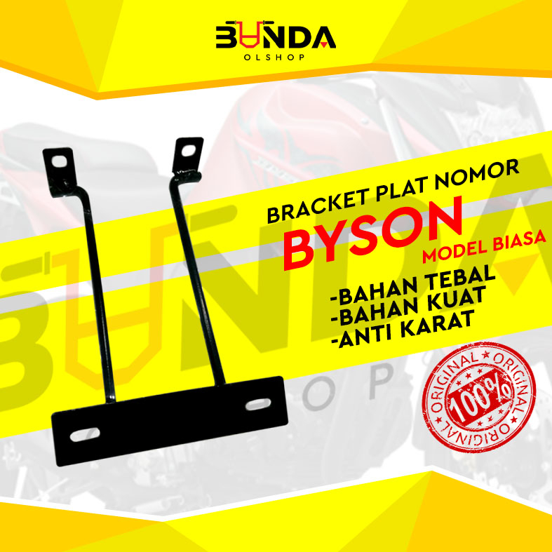 Braket plat nomer Byson Bracket dudukan tempat no polisi yamaha