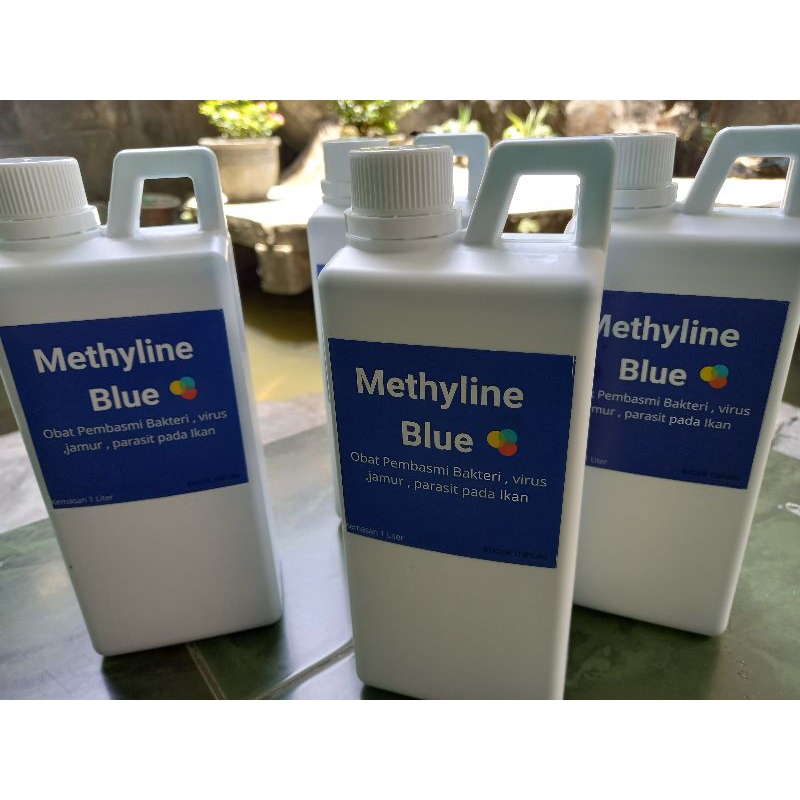 Methylene Blue 1 Liter - Obat Biru Parasit Virus Jamur Bakteri Pada Ikan