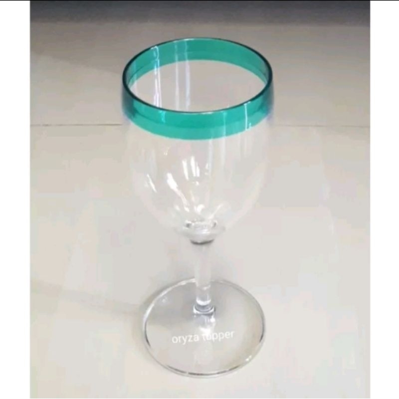 Gelas kristal allegra sparkling glass tupperware ( 4 pcs )