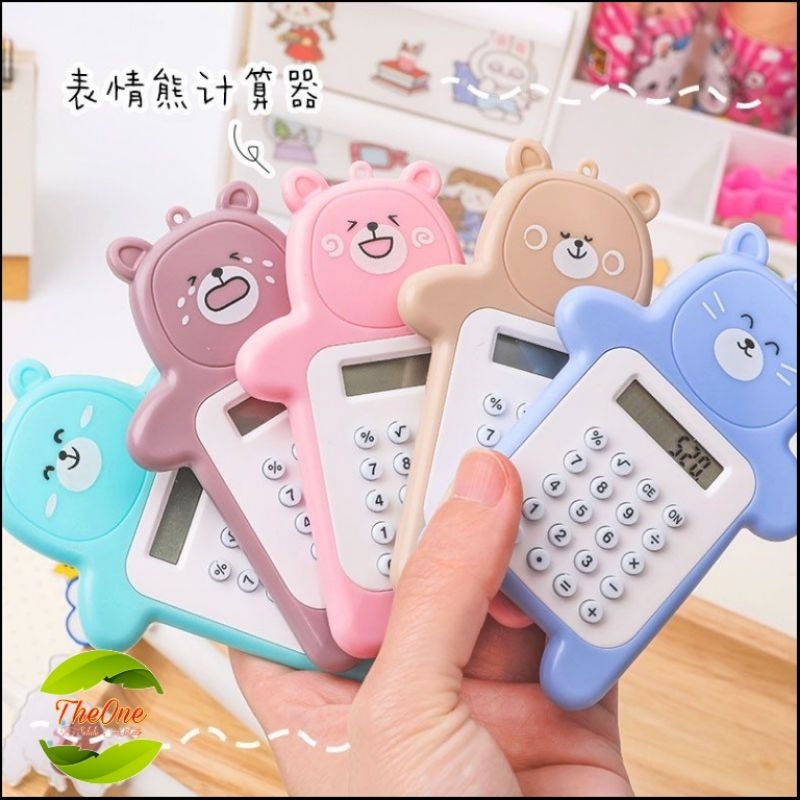 

[THEONE_SHOP] KALKULATOR MINI 8 DIGIT PORTABLE MOTIF BEAR BANYAK WARNA / CALCULATOR MINI TRAVEL SIZE SERBAGUNA