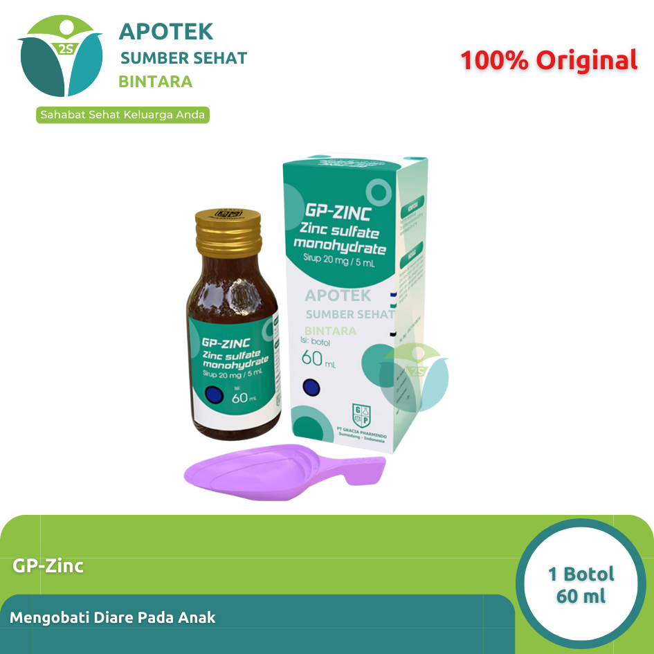 GP Zinc Sirup Obat Mencret Anak 60 ml