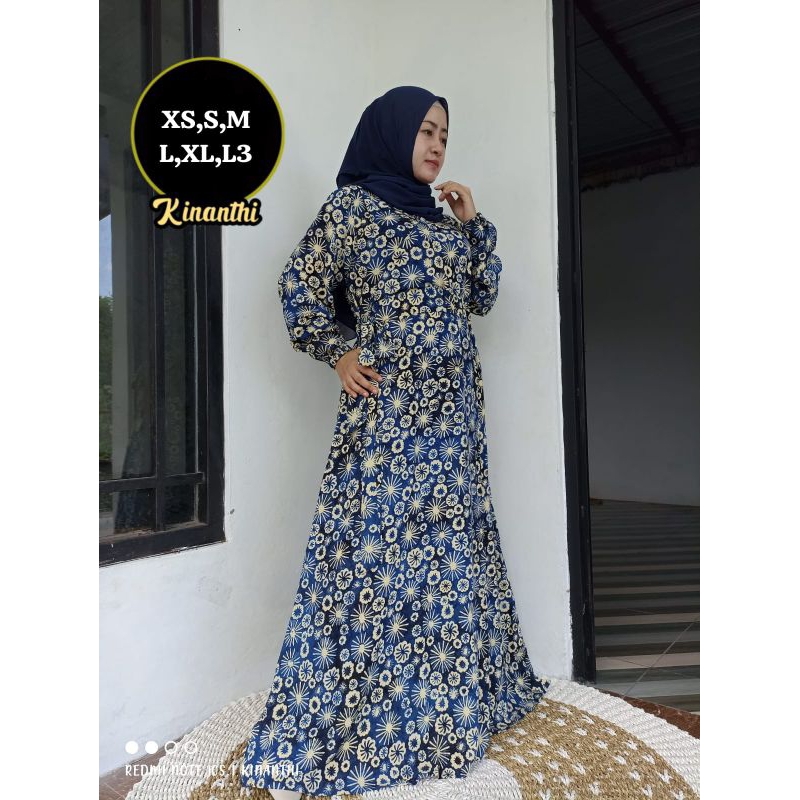 gamis seroja batik kinanthi