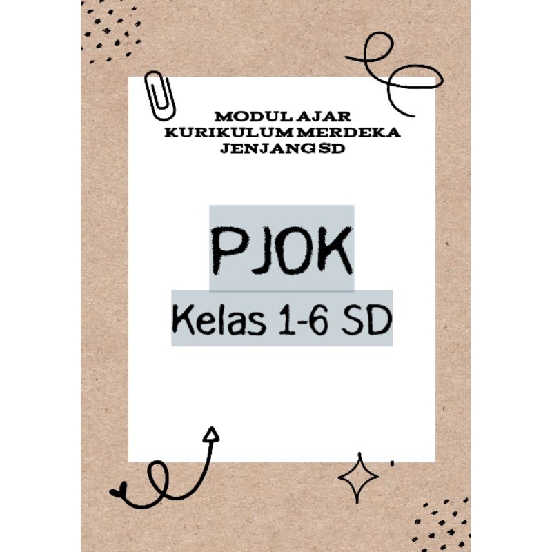 

Modul Ajar/RPP Kurikulum Merdeka PJOK Kelas 1-6 SD