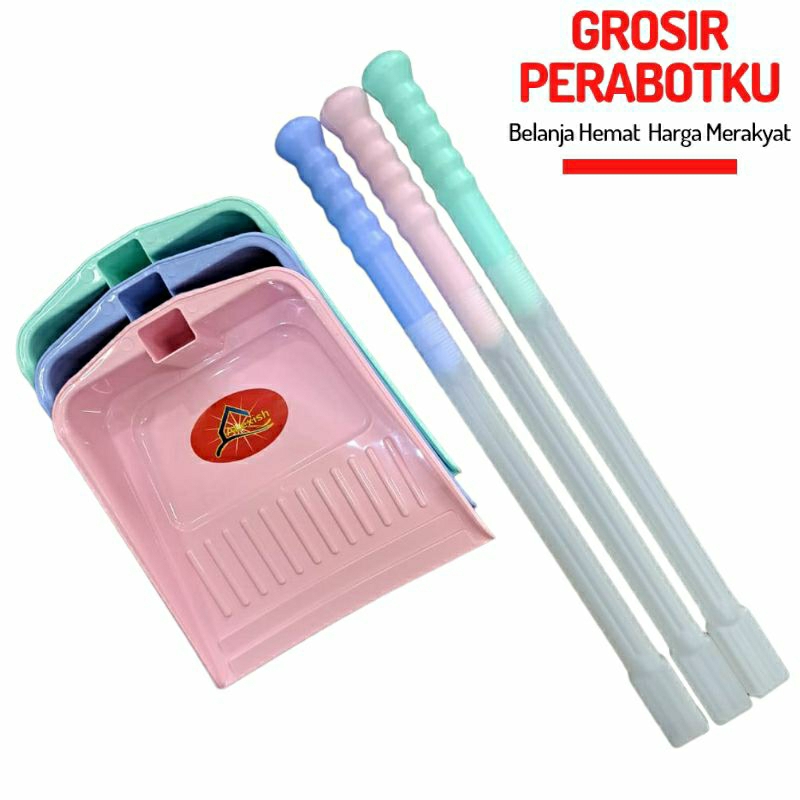 Serokan Pengki Sampah Plastik Warna Pastel Dust Pan Sekop Sampah Murah Premium Quality