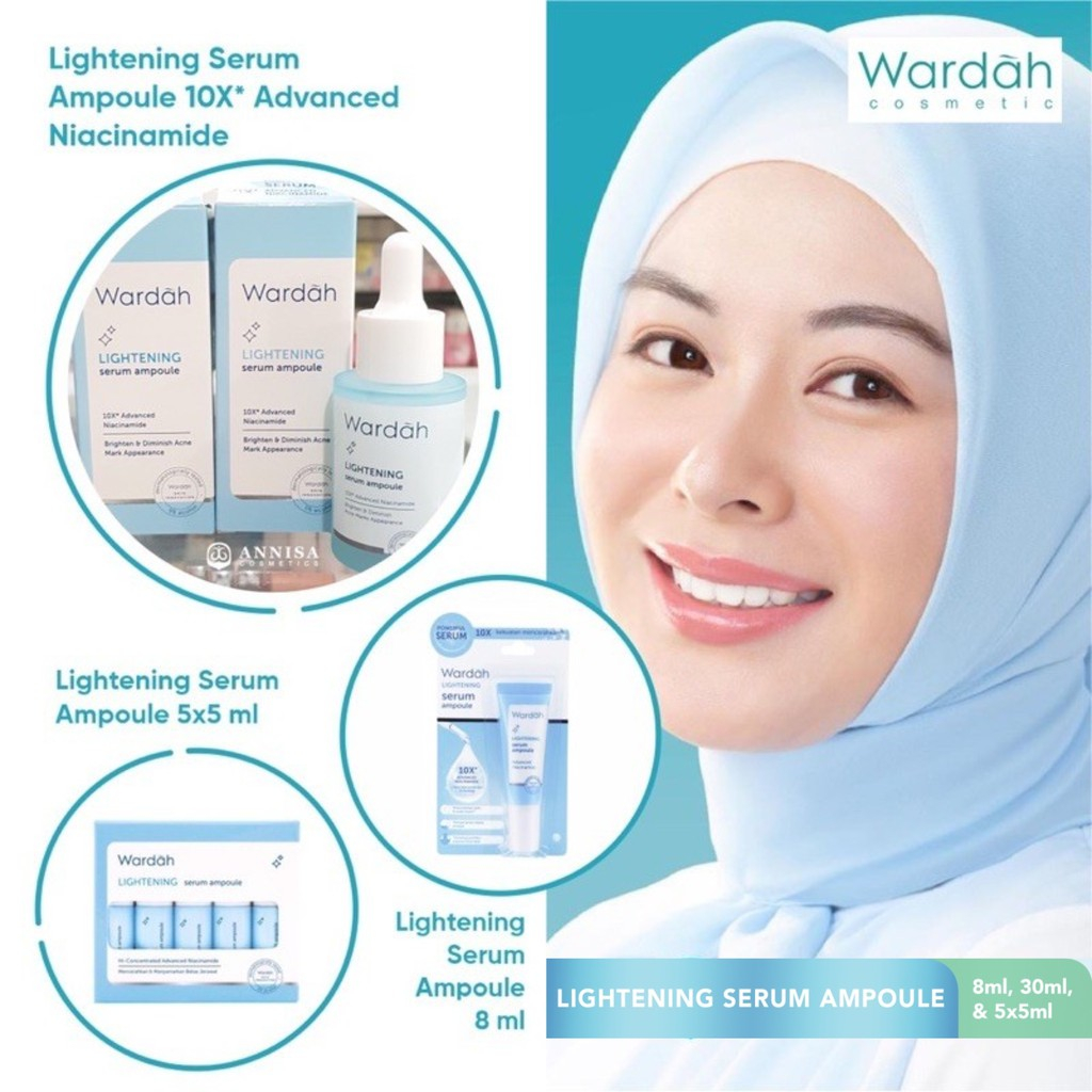 Wardah Lightening Serum Ampoule - Serum 10x Advanced Niacinamide