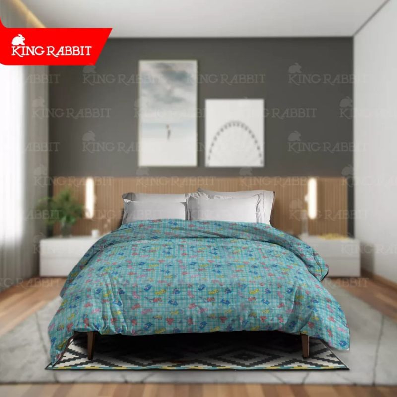 King Rabbit Fuwa Fuwa Blanket / Bed Cover Uk. 160x230 cm