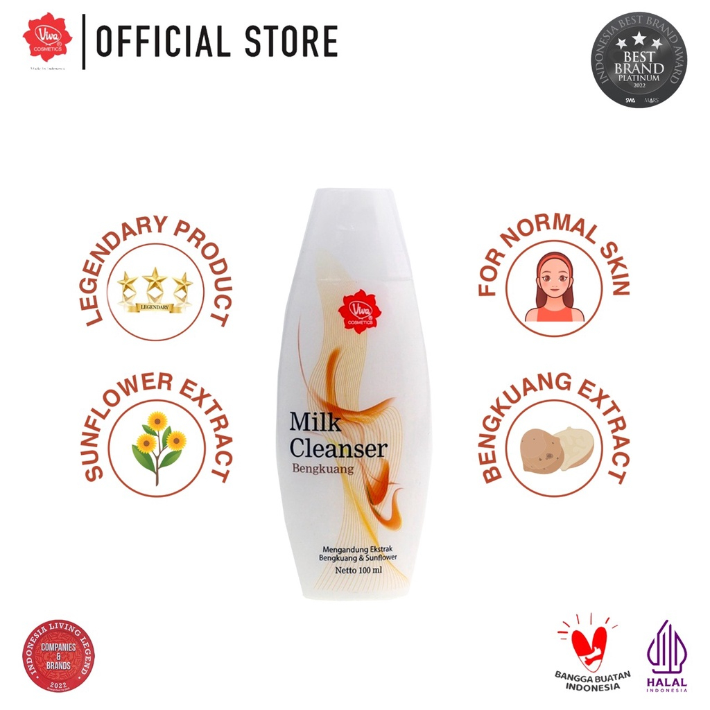 Viva Milk Cleanser Pembersih Extract Susu Untuk Wajah