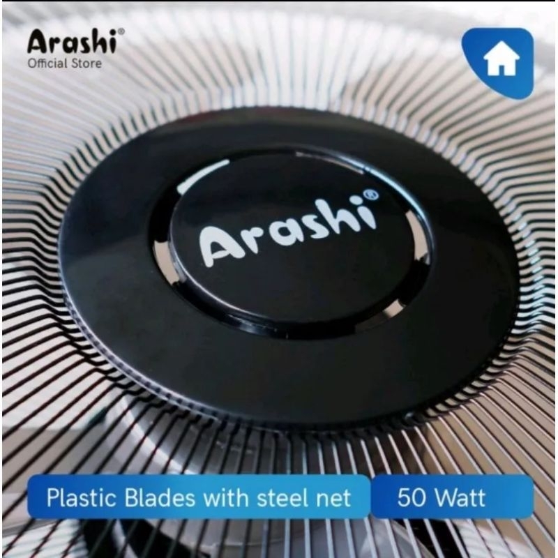 Kipas Angin Dinding Arashi 16 inch / Wall Fan Arashi 16 inch Tornado ( Baling Besi )