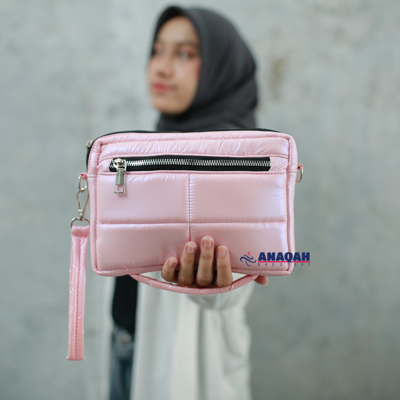 Dompet Wanita Hand Bag Puffy Tas Selempang Wanita Puffy Bag Handel Bag