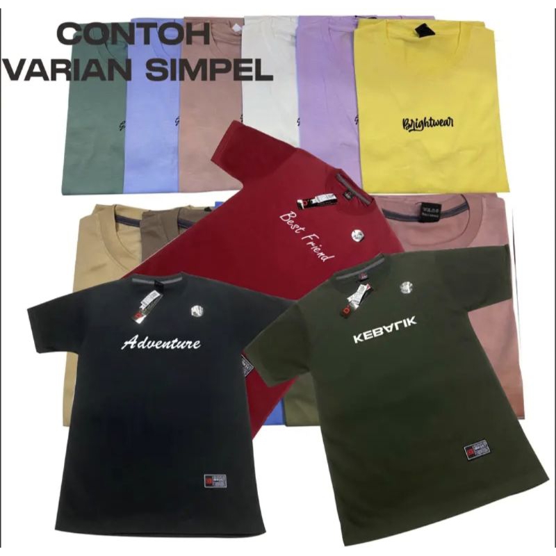 kaos mix brand 4 pcs 100rb kaos distro pria wanita kaos pria distro