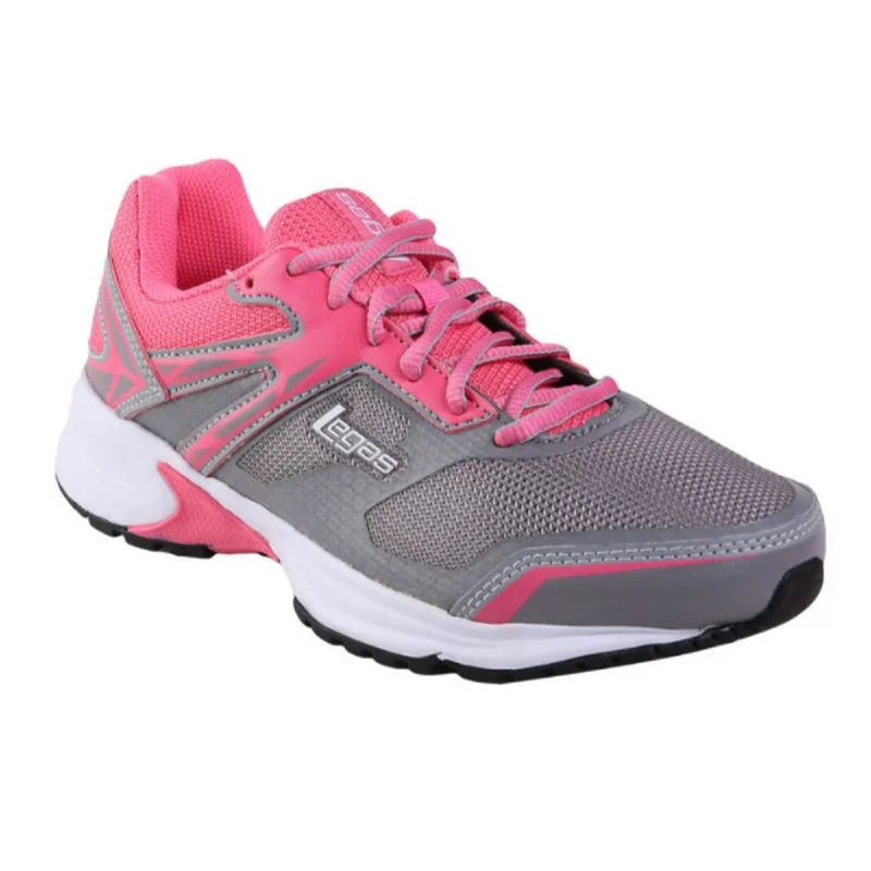 Sepatu League Legas Cewe Pink Abu Warp La W Running Shoes Wanita Original