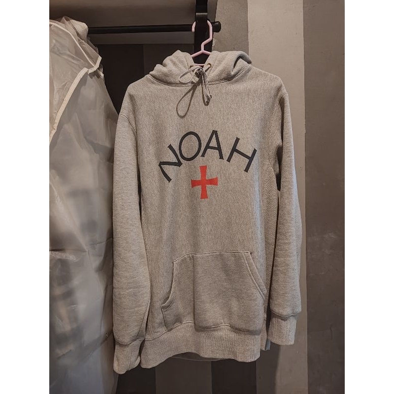 Noah Core Logo Hoodie Grey