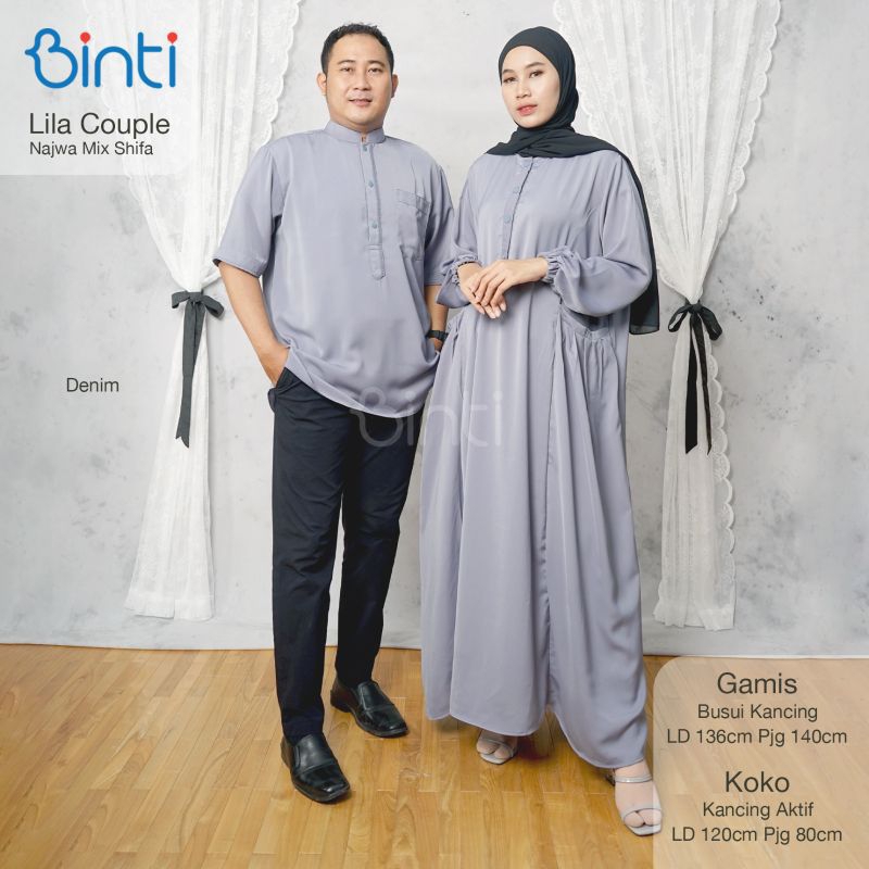 COUPLE GAMIS JUMBO BY BINTI ORIGINAL