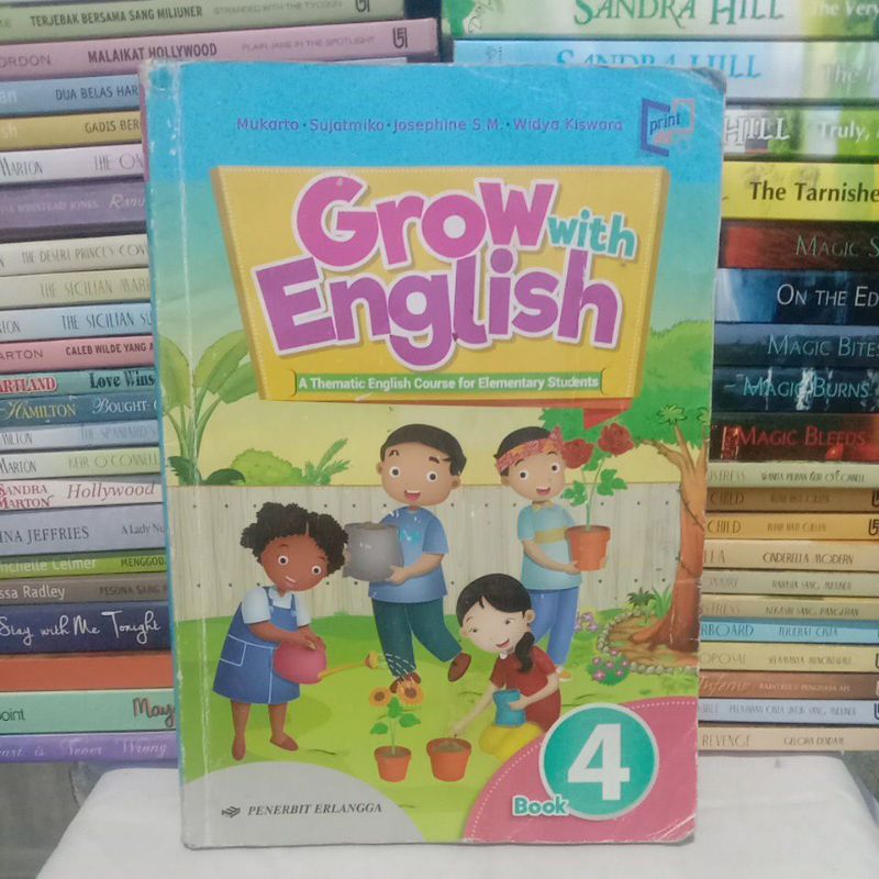 Buku bahasa inggris untuk siswa SD Kelas 4 penerbit Erlangga kurikulum 2013 edisi revisi