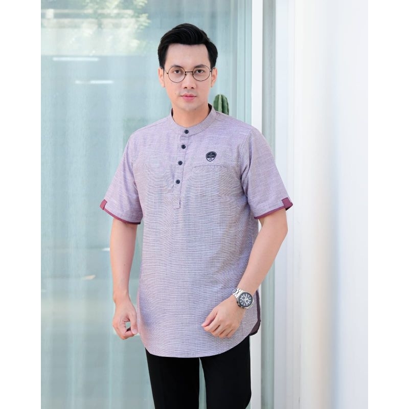 BAJU KOKO KURTA FARUQ ILNAF KEMEJA PRIA MUSLIM