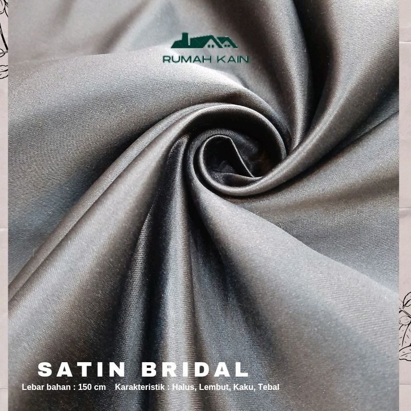 Kain Satin Bridal/Satin Duches/Deutches Bridal/Sateen Bridal