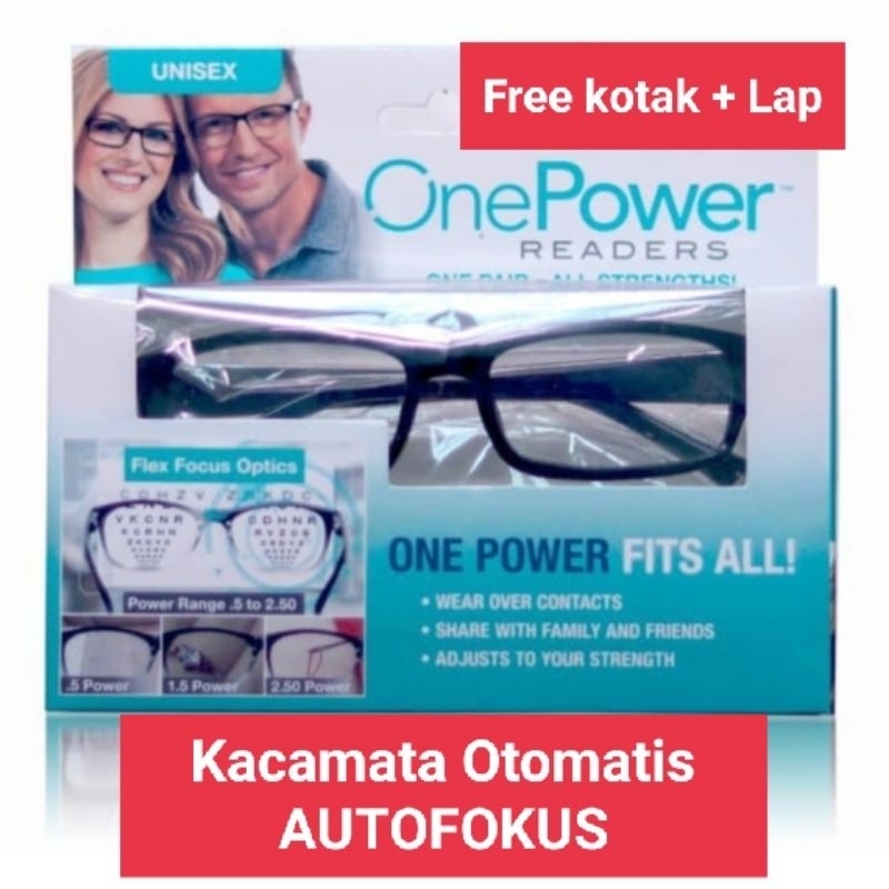 Kacamata Baca Plus Ajaib Auto Focus Lentur ringan kuat Kacamata Baca Otomatis Kacamata Baca Pria