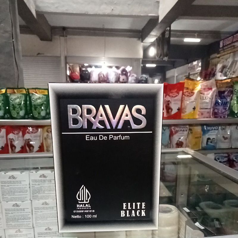 BRAVAS Minyak Wangi Elite black 100ml.minyak wangi BRAVAS 100ml