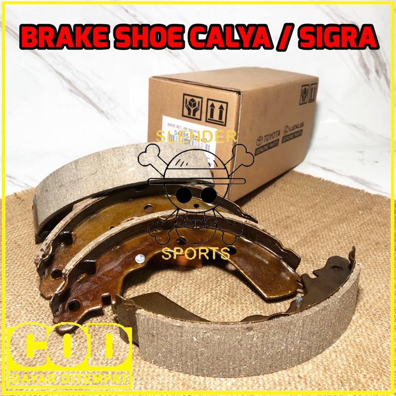 BRAKE SHOE CALYA - KAMPAS REM BELAKANG CALYA SIGRA - BRAKE SHOE SIGRA