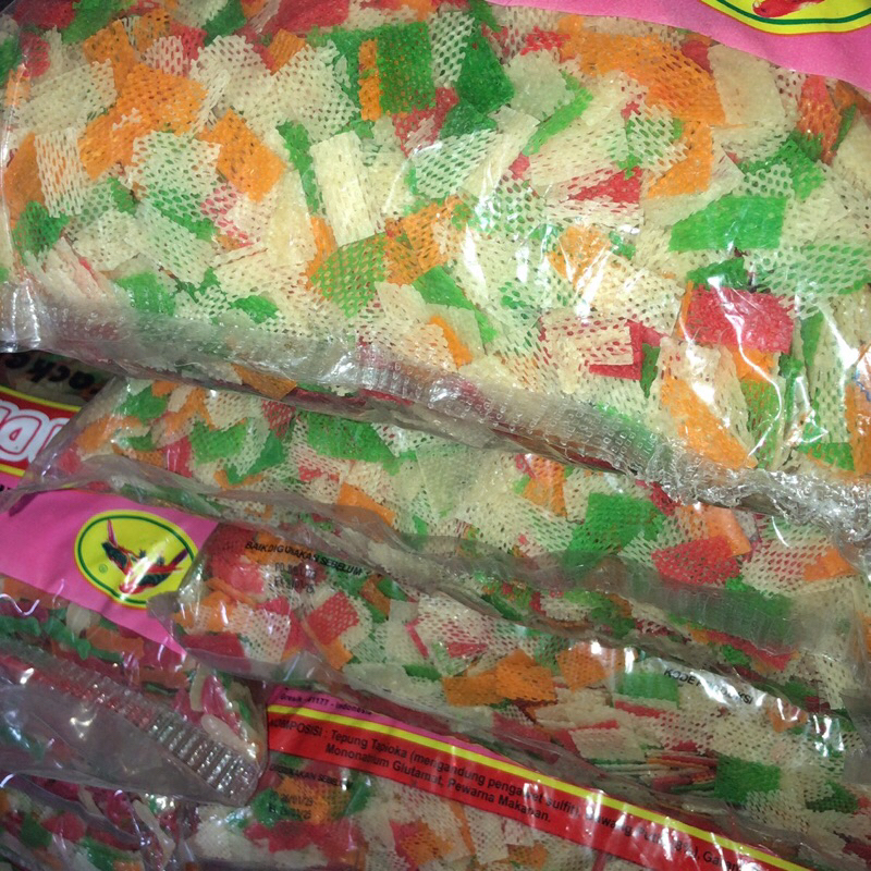 

KERUPUK TAROOO WARNA 250 GRAM