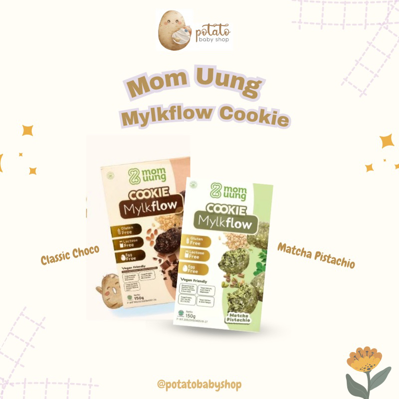 Mom Uung Cookie Mlykflow - Asi Booster Cookies Almond Daun Kelor