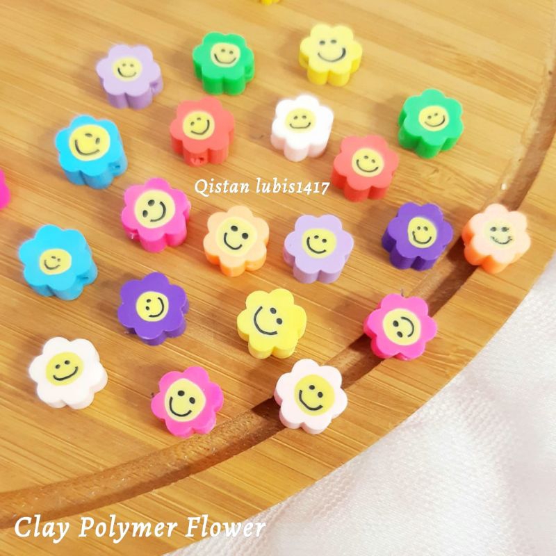 Clay Polymare Jasmine,flower,Ranbow,Cloud