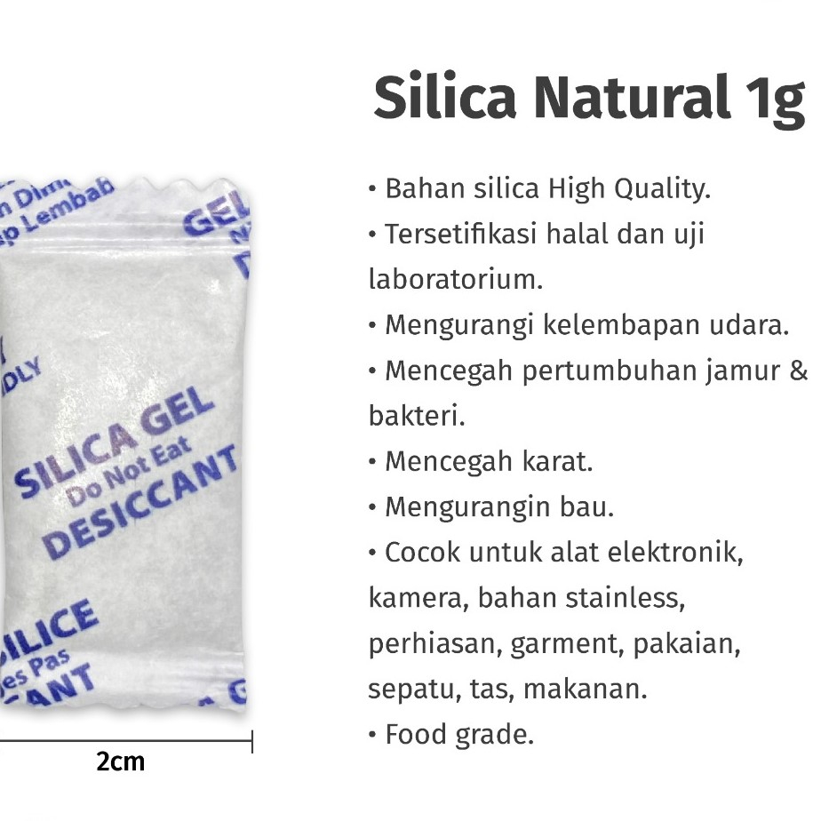 Silica Gel Makanan Food Grade