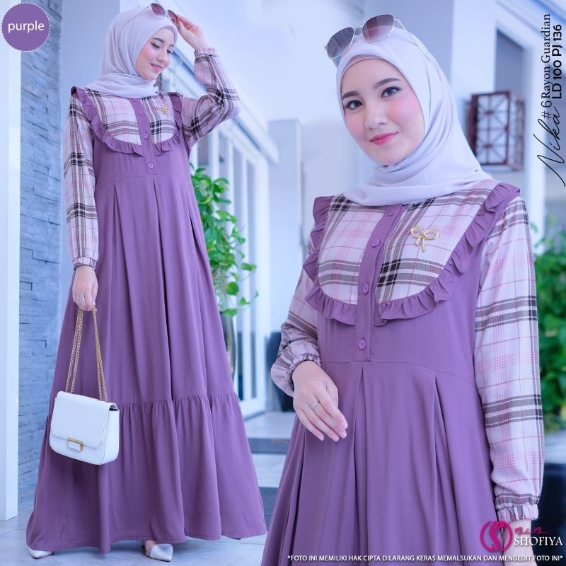 VISKA,FLORA,NIKA ,NABILA Series Maxi Dress Ori Shofiya