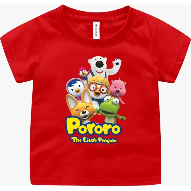 ((IB))KAOS ANAK2 UNISEX/PORORO DIGITAL SABLON