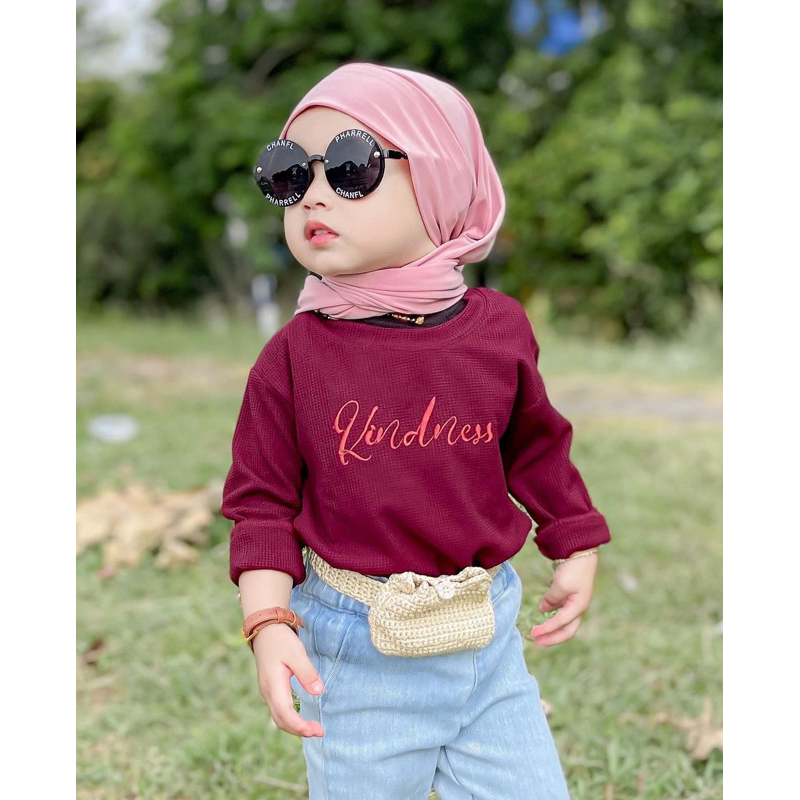 Pashmina Anak Malay / Pashmina Jersey Anak Tali / Jilbab Anak Tali Pashmina Melayu Anak