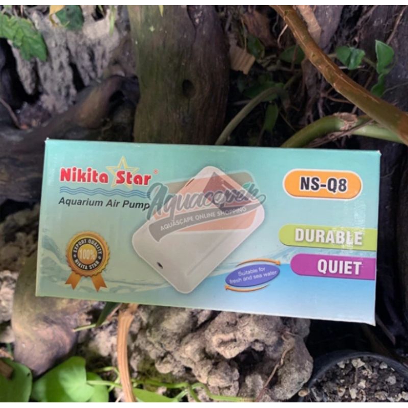 AERATOR POMPA GELEMBUNG UDARA AC DC USB BATERAI NIKITA STAR