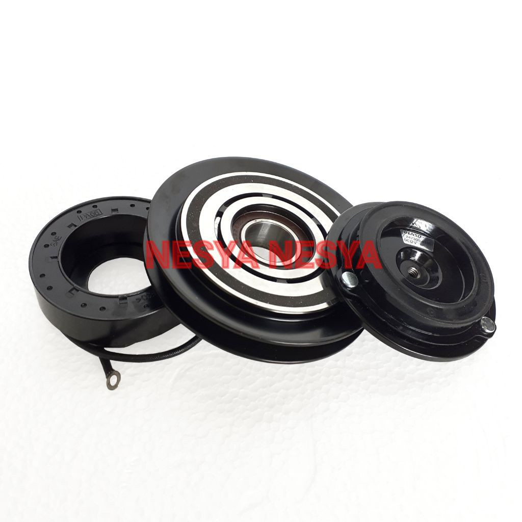Magnet Magnit Clutch Pulley Pully Puly Puli Compressor Compresor Kompressor Kompresor AC Merek DENSO