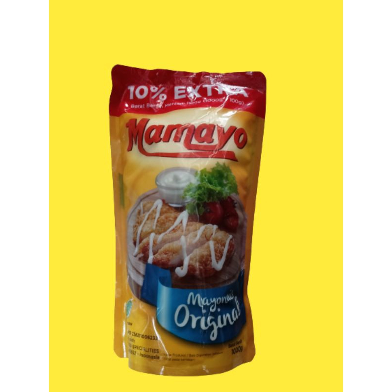 

Mamayo mayonaise kemasan 1 kg + extra 10%