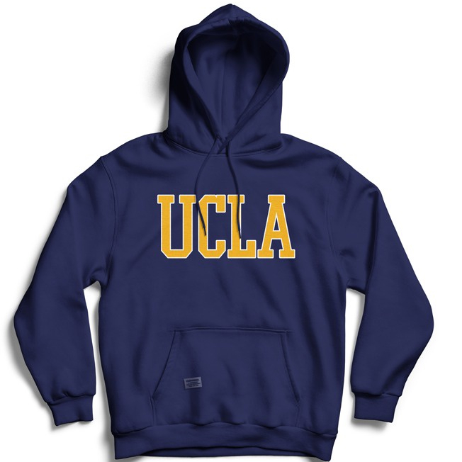 Parisdivarious Sweater Hoodie Jemper Ucla Bahan Fleece Size S - XXL (Pria &amp; Wanita)