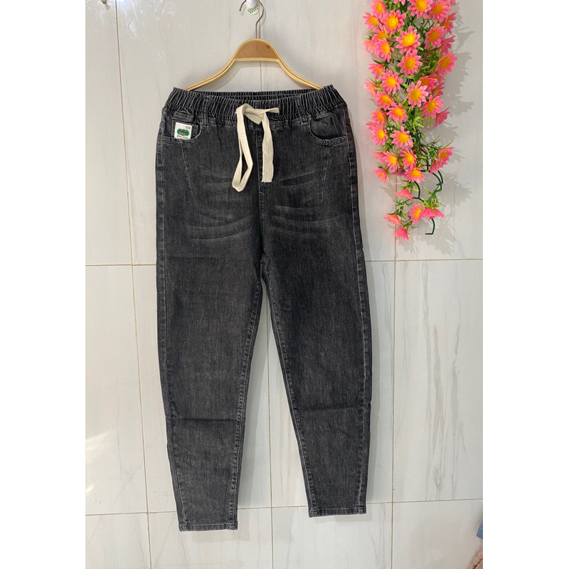 celana jogger jeans import premium merk L30