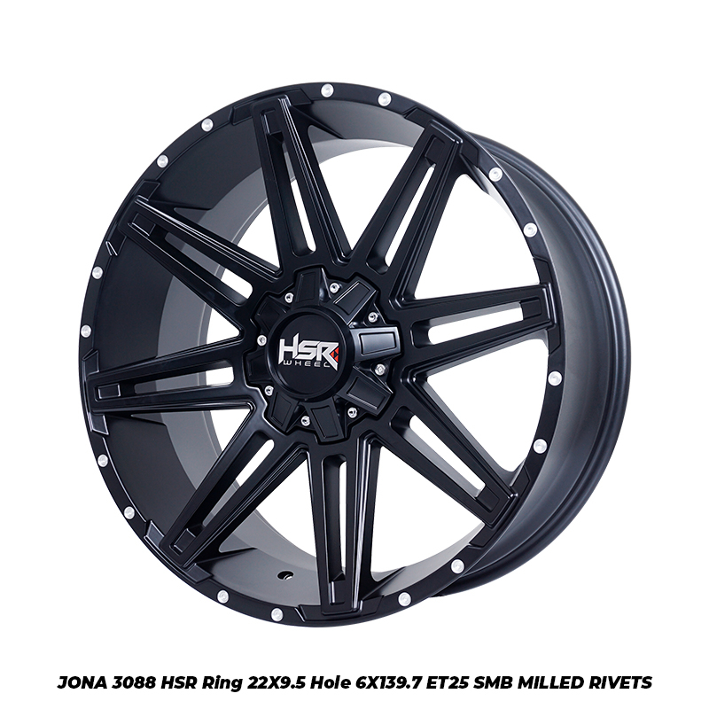 Velg Mobil Pajero R22 HSR WHEEL Tipe Jona Ring 22 - TIME ATTACK BOGOR