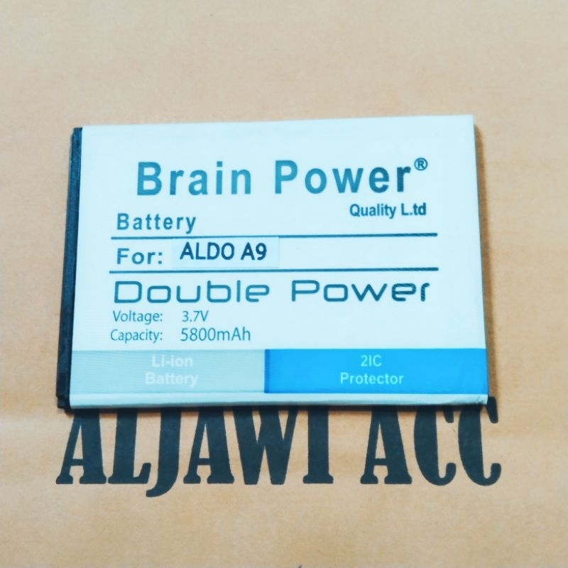 Baterai Batre Battery Aldo A9 ALDO A9 Doubel Power Battery