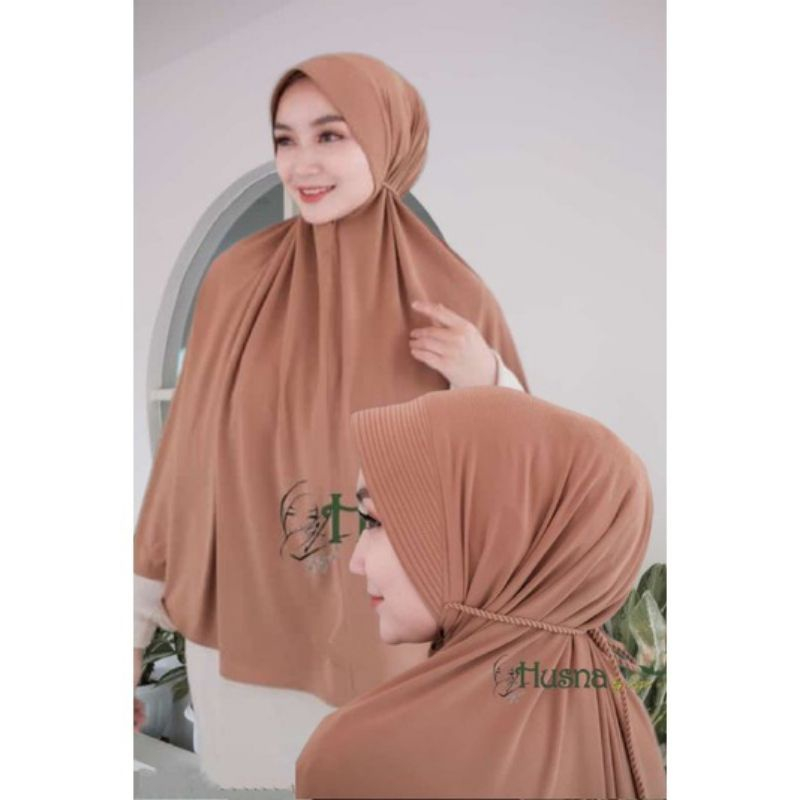 Jilbab Tali Kepang Jumbo Pet | Jilbab Ulir tambang Xl