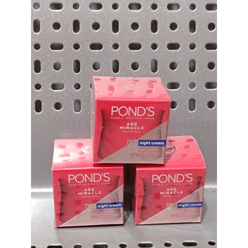 ponds age miracle night cream 10g/cream ponds age miracle 10g