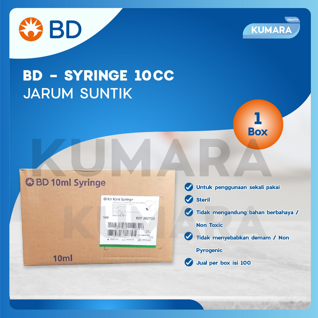 BD - Syringe 10cc / Spuit 10ml BOX